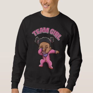 Sweatshirt Fête de la révélation de genre de la fillette d