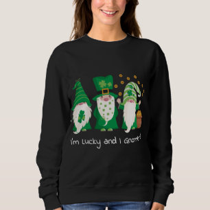 Sweatshirt Fête de la St. Patrick LGBTQ Gay pride filles Gnom