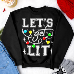 Sweatshirt Fête de Noël amusante - Lumière de Noël