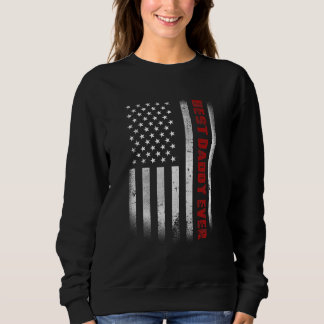 Sweatshirt Fête des pères Meilleur Papa Jamais Avec Nous Drap