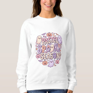 Sweatshirt Fête d'Halloween pastel mignonne