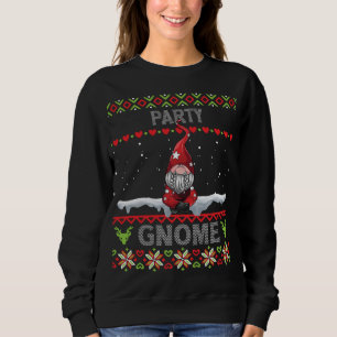 Sweatshirt Fête Gnome Correspondance famille Noël laid PJ's F
