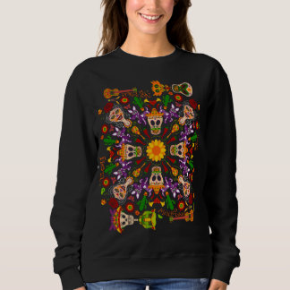 Sweatshirt Fêtez le Jour des morts à la mexicaine
