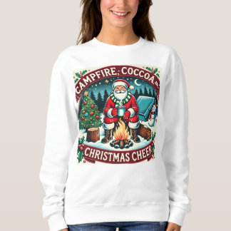 Sweatshirt Feu de camp, cacao et fête de Noël : Cosy Up for