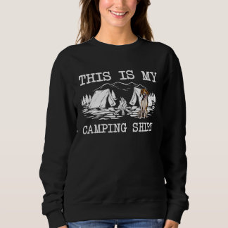 Sweatshirt Feu de camp Chien renard américain Ceci est mon ca