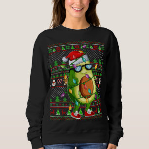Sweatshirt Feu de Noël Aiguille Style de Sweater Éclairage Av