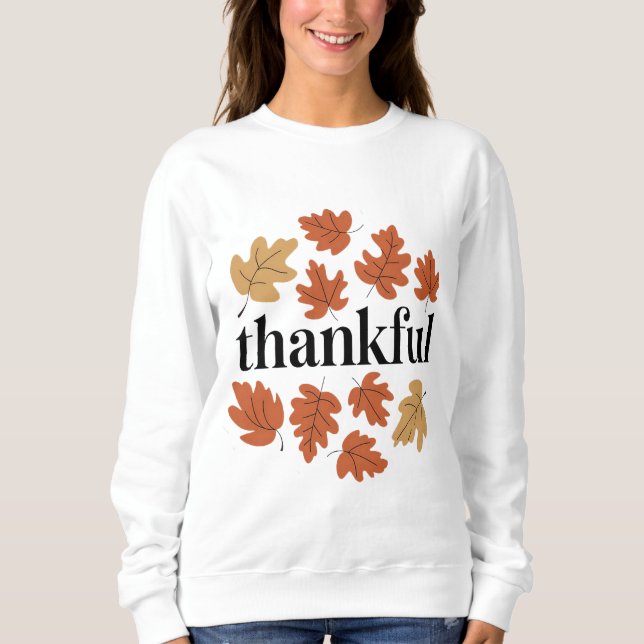 Sweatshirt Feuilles d'automne (Devant)