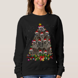Sweatshirt Feux de Noël Raccoon Pajama Racoon Lover