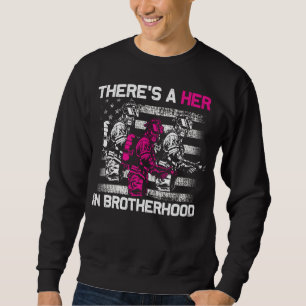 Sweatshirt Fier Femme Pompier Femmes Feu Feu Fille de Lutte