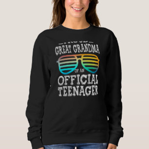 Sweatshirt Fier Fier Grand Grand Grand-Mère D'Un Adolescent 1