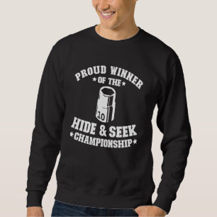 Sweatshirt Fier Gagnant Du Championnat Hide Seek 10mm Alors