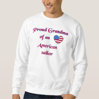 Sweatshirt Fier-Grand-maman-Marin-Marine-Un