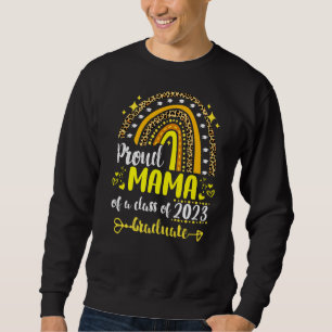 Sweatshirt Fier Mama D'Une Classe De 2023 Diplômé Senior 23