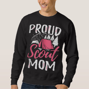 Sweatshirt Fier Scout Maman Scouting Den Leader Cub Camping T