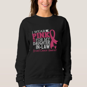 Sweatshirt Fier Soutien familial Cancer du sein de la belle-f