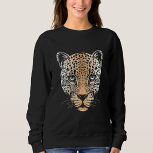 Sweatshirt Fierce Jaguar Head Panther Art animal animal
