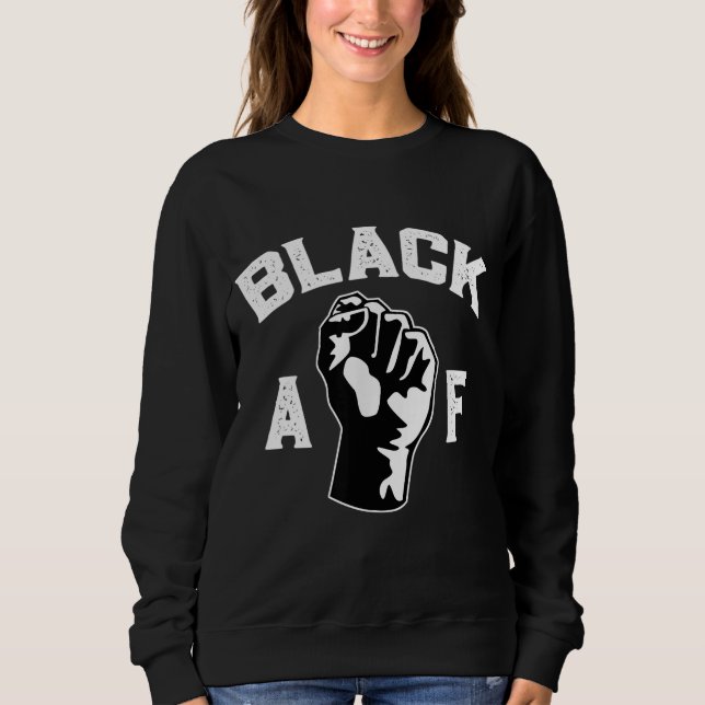 Sweatshirt Fière Black Af Pro Black Pride Fière African Ameri (Devant)