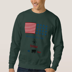 Sweatshirt Fière d'être un vétéran