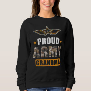 Sweatshirt Fière grand-mère de l'armée