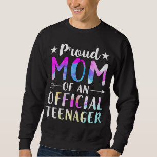 Sweatshirt Fière Maman D'Un Adolescent Officiel 13e Anniversa