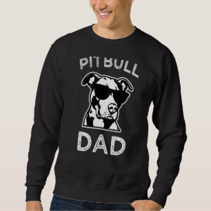 Sweatshirt Fière Pitbull Papa Pit Bull Dog Pittie