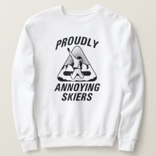 Sweatshirt Fièrement embêtant Skieurs