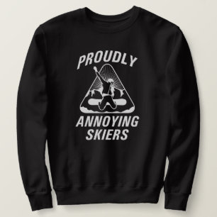 Sweatshirt Fièrement embêtant Skieurs
