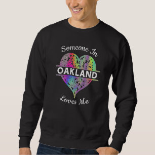 Sweatshirt Fierté arc-en-ciel de la ville natale quelqu'un à