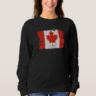 Sweatshirt Fierté du drapeau du Canada Amitié Pride Paix Vint