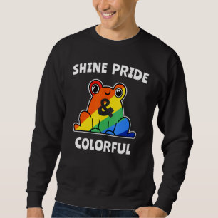 Sweatshirt Fierté LGBT Gay Grenouille Arc-en-ciel LGBTQ 2