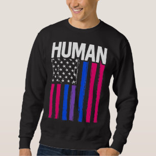 Sweatshirt Fierté transgenre humaine Drapeau trans Ally Fière