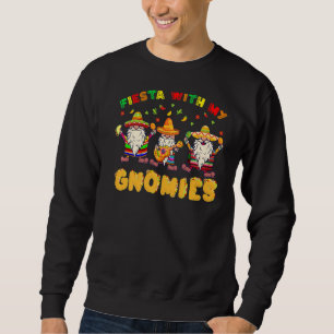 Sweatshirt Fiesta Avec mes Gnomies cinéma mexicain de mayo Po