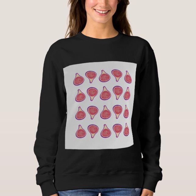 Sweatshirt Fig Fruit Dessin Cuisine Nook Imprimer Décor Cadea (Devant)