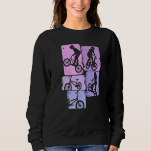 Sweatshirt Fille BMX Vélo Bicyclette Cascade Course Enfants F