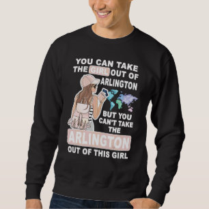 Sweatshirt Fille Cool de la ville d'Arlington  Fière fille d'
