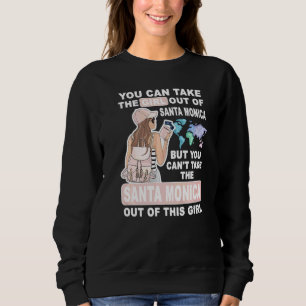 Sweatshirt Fille cool de la ville de Santa Monica Fière Santa