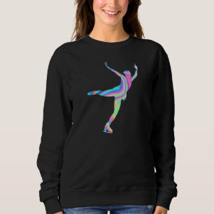 Sweatshirt Fille Femme Amour Figure Patinage sur glace