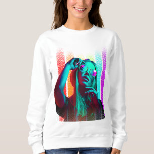Sweatshirt Fille Glamour