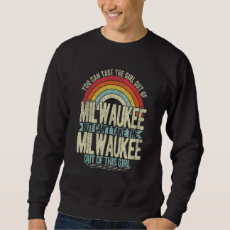Sweatshirt Fille Hors De Milwaukee Wisconsin Maison Ville Lai