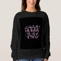 Fille impertinente sweat-shirt à capuche noir | Sw