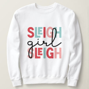 Sweatshirt Fille traîneau Noël traîneau