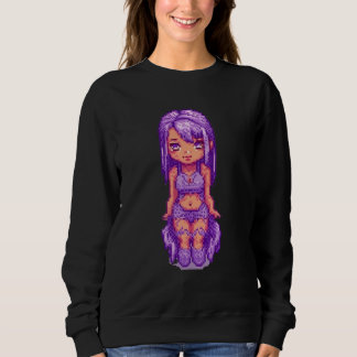 Sweatshirt Fille violette 