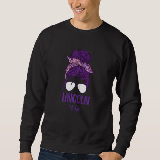 Sweatshirt Filles Lincoln Fille Née À Lincoln