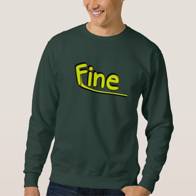 Sweatshirt fin (Devant)