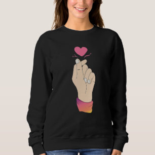 Sweatshirt Finger Heart K-Pop Shirt coréen KPop Merchandises