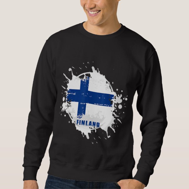 Sweatshirt Finlande Splash (Devant)