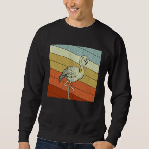Sweatshirt Flamant Rose Rétro pour Garçons Filles Flamant Ros