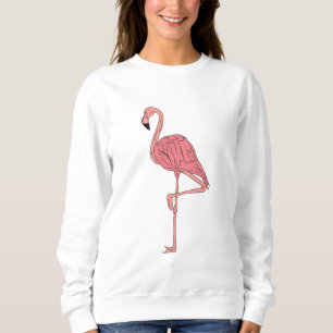 Sweatshirt Flamant rose rose