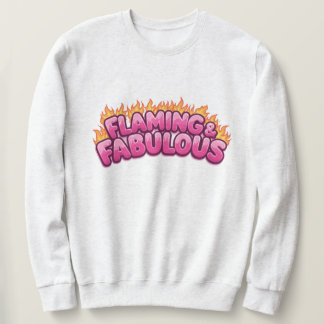 Sweatshirt Flamme et fabuleux