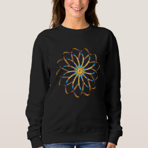 Sweatshirt Fleur abstraite de blu